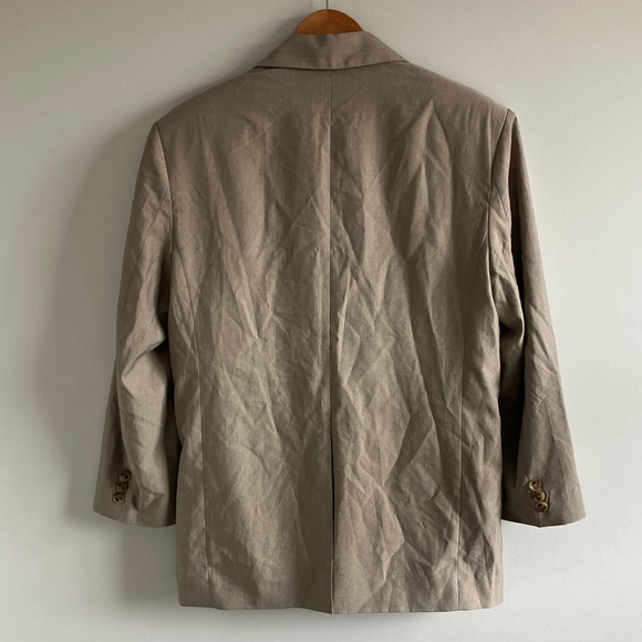 OAK + FORT Beige Single-Breasted Blazer - Picture 12 of 13